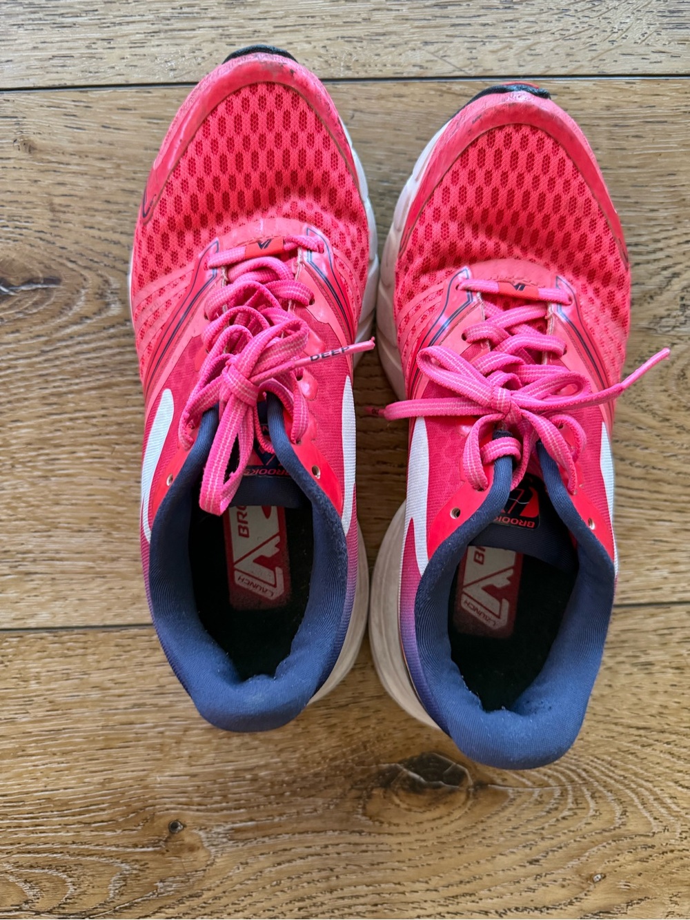 Brooks Launch 2 Women's Coral Pink Athletic Running Shoes